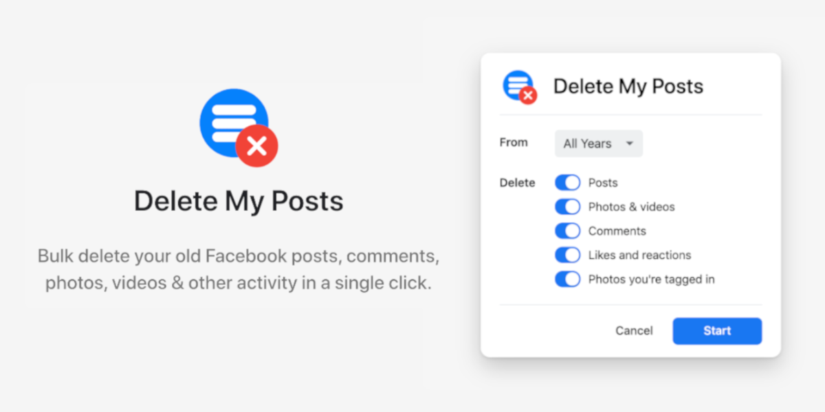 How to delete your old Facebook posts in bulk - Delete My Posts
